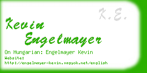 kevin engelmayer business card
